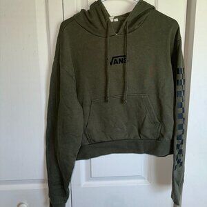 Van's Women's Hoodie in Dark Green